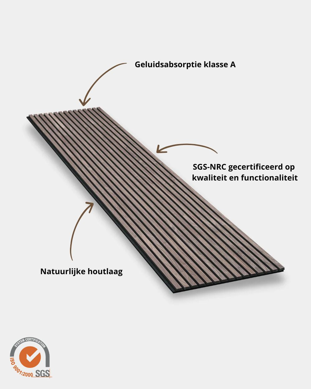 Akupanel Walnoot - 10 stuks Pakketkorting